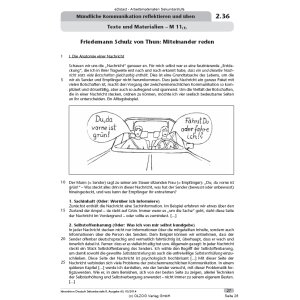 Mündliche Kommunikation reflektieren und üben