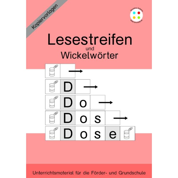 Lesestreifen und Wickelwörter