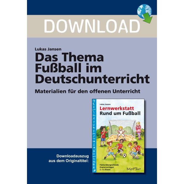 Das Thema Fußball im Deutschunterricht