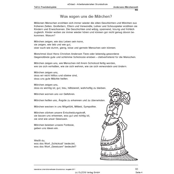 Hans Christian Andersen - Praxisbeispiele (3.-4. Klasse)