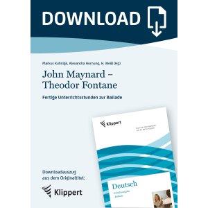 Theodor Fontane: John Maynard - Fertige...