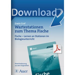 Vier Wartestationen - Stationenlernen zum Thema Fische