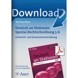 Getrennt- und Zusammenschreibung - Deutsch an Stationen...