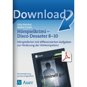 Hörspielkrimi - Disco-Desaster Kl. 8-10