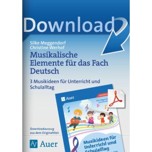Musikalische Elemente für das Fach Deutsch