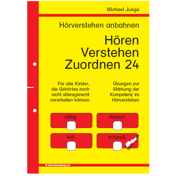 Hörverstehen anbahnen - Hören, Verstehen, Zuordnen (24)