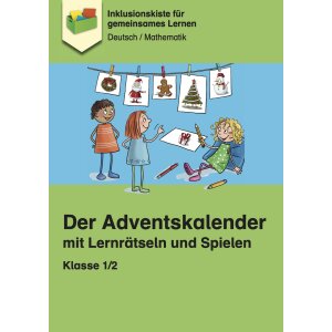 Adventskalender mit Lernrätseln und Spielen Kl.1/2