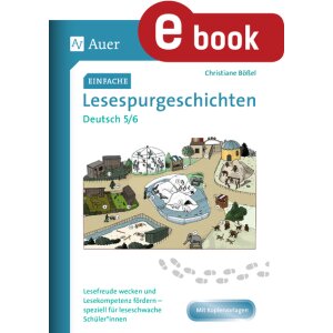 Einfache Lesespurgeschichten Deutsch Kl. 5-6