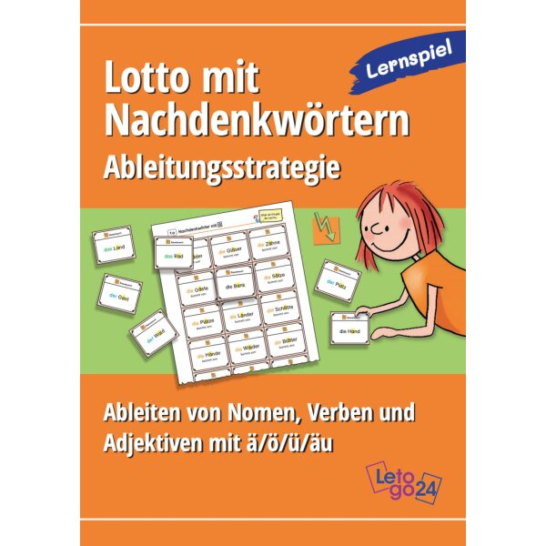 Lotto mit Nachdenkwörtern: Ableitungsstrategie