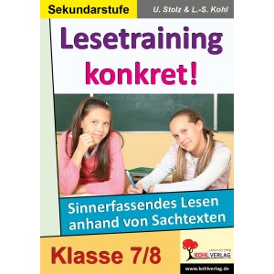 Lesetraining konkret! Sachtexte Klassen 7/8