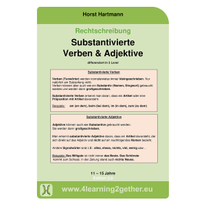 Substantivierte Verben und Adjektive (WORD/PDF)