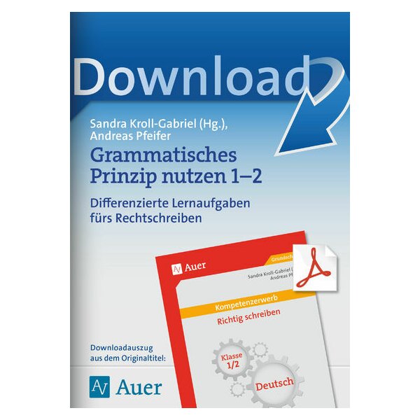 Grammatisches Prinzip nutzen Kl. 1/2