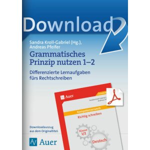 Grammatisches Prinzip nutzen Kl. 1/2