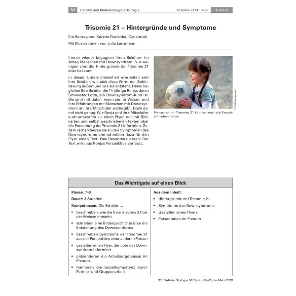Trisomie 21 - Hintergründe und Symptome