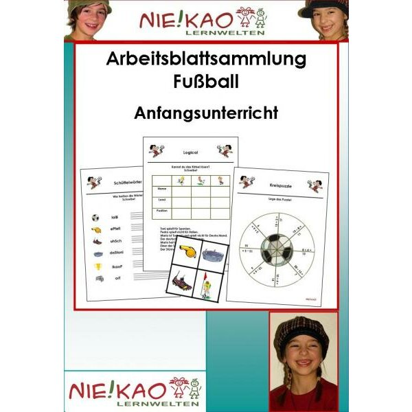 Arbeitsblattsammlung - Fußball - Anfangsunterricht