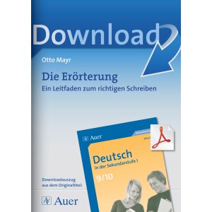 Die Erörterung -  Ein Leitfaden zum richtigen Schreiben