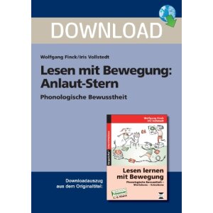 Lesen mit Bewegung: Anlaut-Stern - Phonologische Bewusstheit