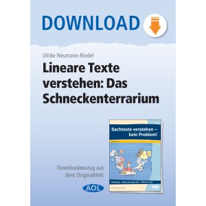 Lineare Texte verstehen: Das Schneckenterrarium