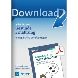 Gesunde Ernährung - Biologie berufsbezogen