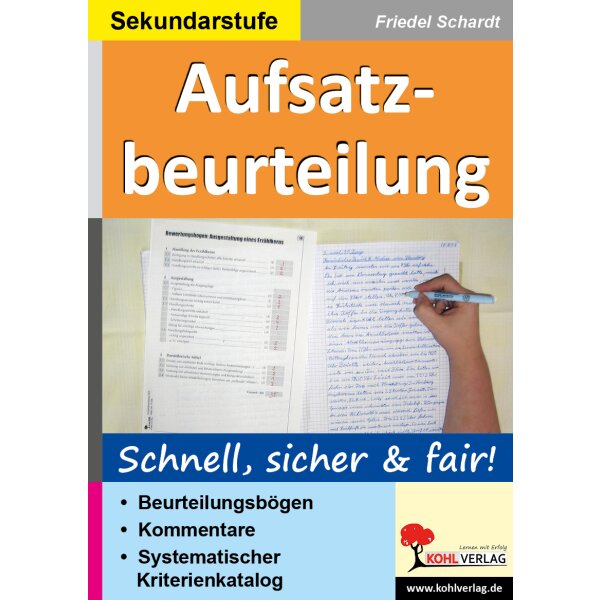 Aufsatzbeurteilung Sekundarstufe - Schnell, sicher und fair!