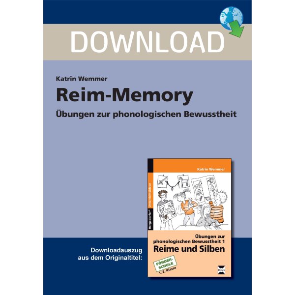 Reim-Memory - Spiel zur phonologischen Bewusstheit