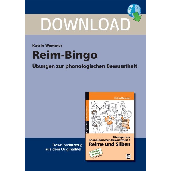 Reim-Bingo - Spiel zur phonologischen Bewusstheit