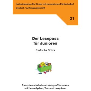 Der Lesepass für Junioren: Einfache Sätze