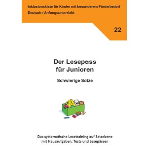 Der Lesepass für Junioren: Schwierige Sätze