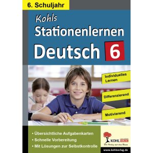 Stationenlernen Deutsch / 6. Schuljahr