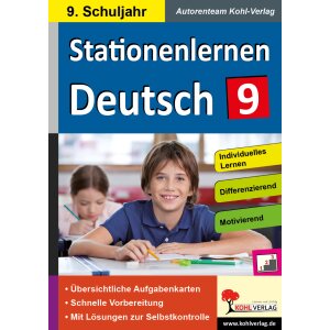 Stationenlernen Deutsch / 9. Schuljahr