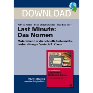 Das Nomen - Last Minute Deutsch 5. Klasse