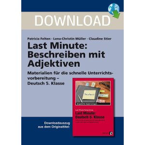 Beschreiben mit Adjektiven - Last Minute Deutsch 5. Klasse