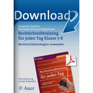 Rechtschreibstrategien anwenden - Rechtschreibtraining...