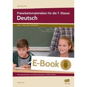 Deutsch - Freiarbeitsmaterialien für die 7. Klasse