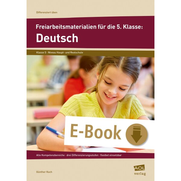 Deutsch - Freiarbeitsmaterialien für die 5. Klasse