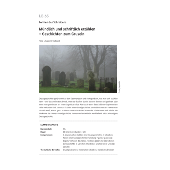 Mündlich und schriftlich erzählen - Geschichten zum Gruseln