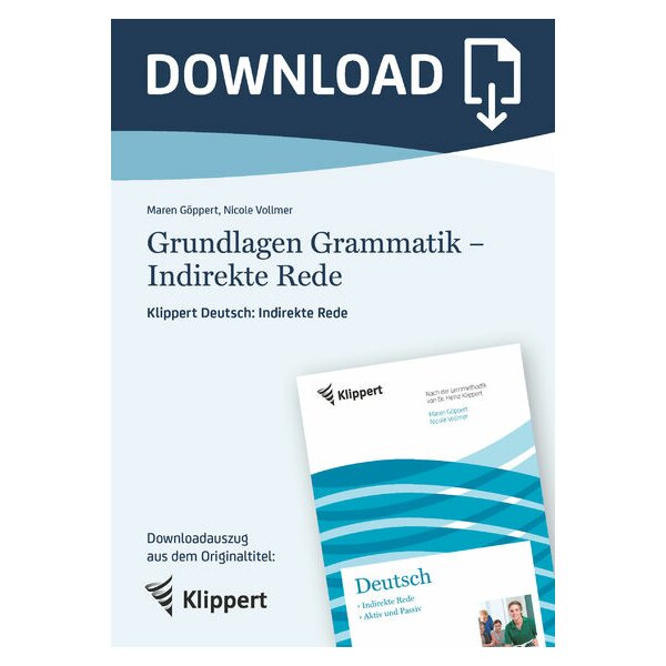 Grundlagen Grammatik - Indirekte Rede