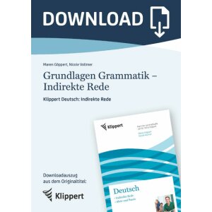 Grundlagen Grammatik - Indirekte Rede