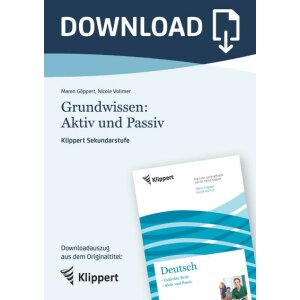 Grundwissen: Aktiv und Passiv