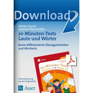 10-Minuten-Tests Deutsch: Laute und Wörter