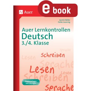 Lernkontrollen Deutsch - Sprache, Schreiben, Lesen Kl.3/4