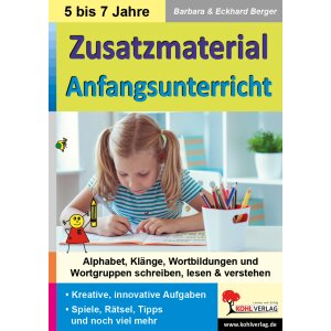 Anfangsunterricht Deutsch - Zusatzmaterial