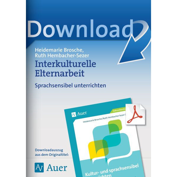 Interkulturelle Elternarbeit -  Sprachsensibel unterrichten