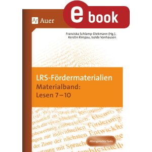 LRS-Fördermaterialien - Lesen Klassen 7-10