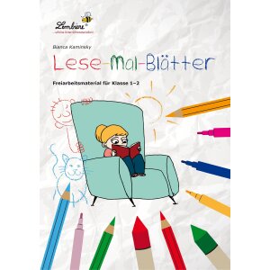 Lese-Mal-Blätter Kl. 1/2 (WORD/PDF)
