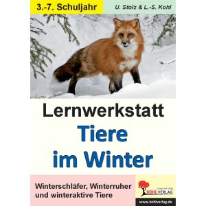 Tiere im Winter - Lernwerkstatt