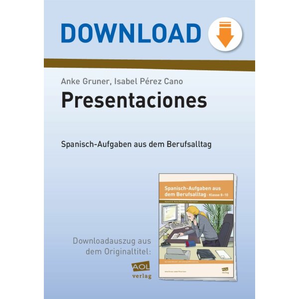 Presentaciones - Spanisch-Aufgaben aus dem Berufsalltag