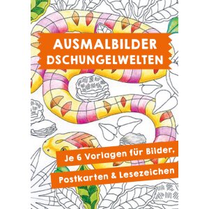 Ausmalbilder - Dschungelwelten