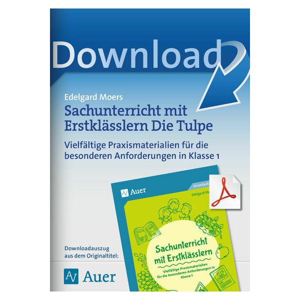 Sachunterricht mit Erstklässlern: Die Tulpe