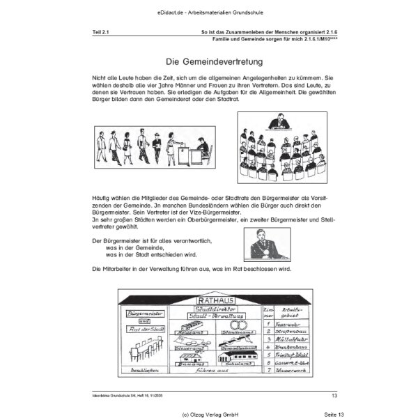 Familie und Gemeinde sorgen für mich (3.-4. Klasse)